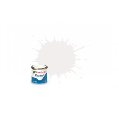 22 White Gloss - 14ml Enamel Paint - HUMBROL